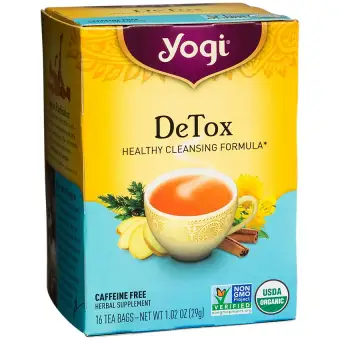 Yogi Tea Detox Caffeine Free 16 Tea Bags Lazada Ph