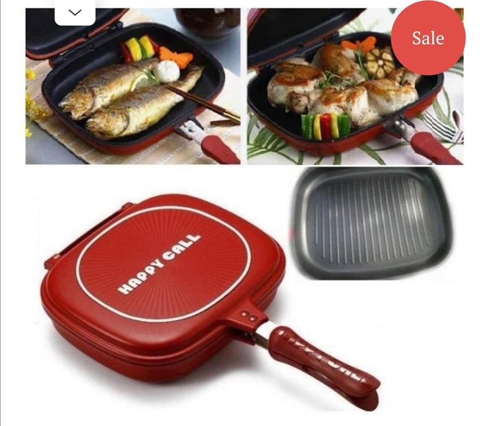 Happycall Compact Double Sided Grill Pan Omelette Flip Pan Original Korean  Made
