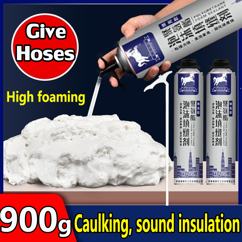 900g Polyurethane Expanding Foam Spray 120 times high foaming volume