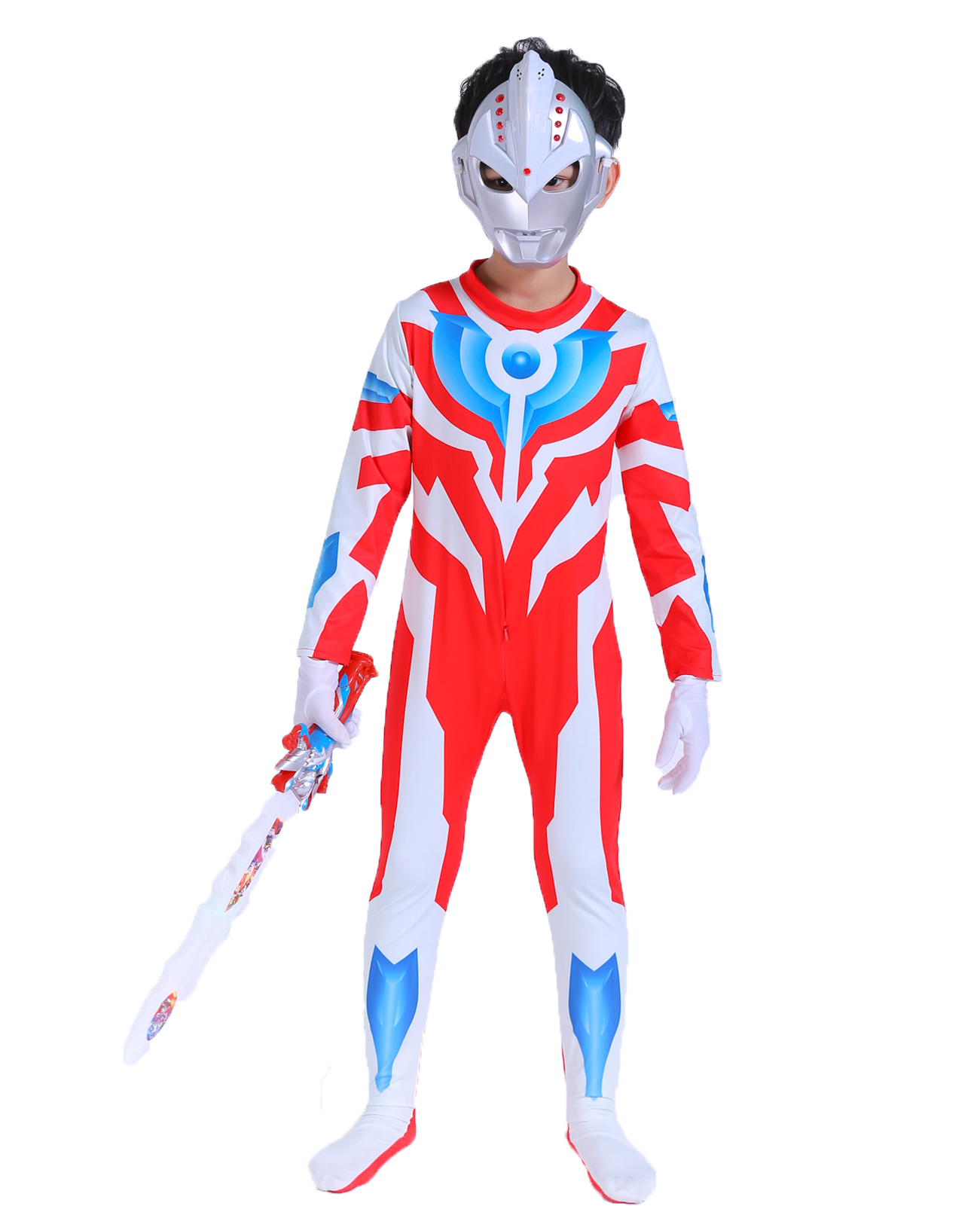 Decorseason Ultraman Costume for Kids, Superhero Costume for Girls Boys