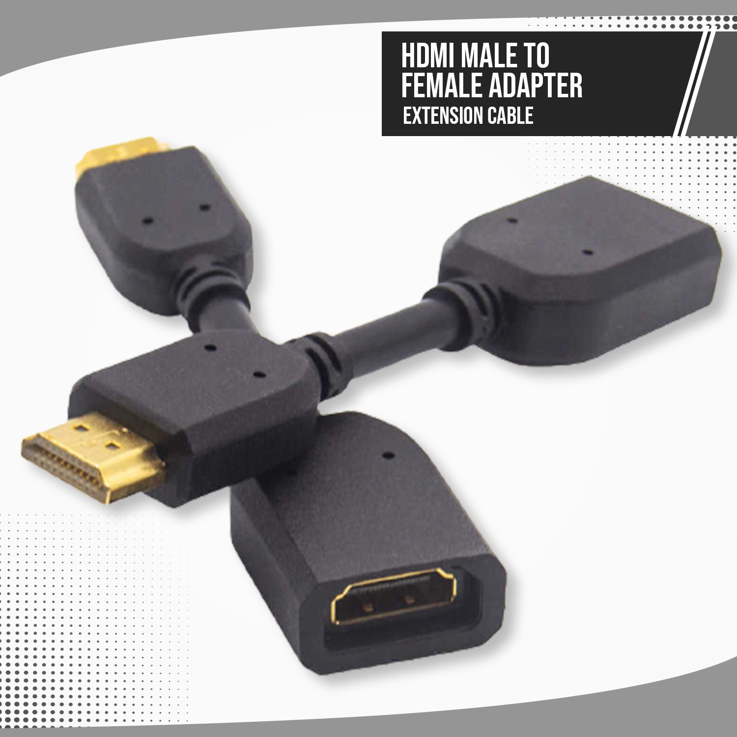 HDMI Male to Female Extension Cable HDMI Protector Extender Cord