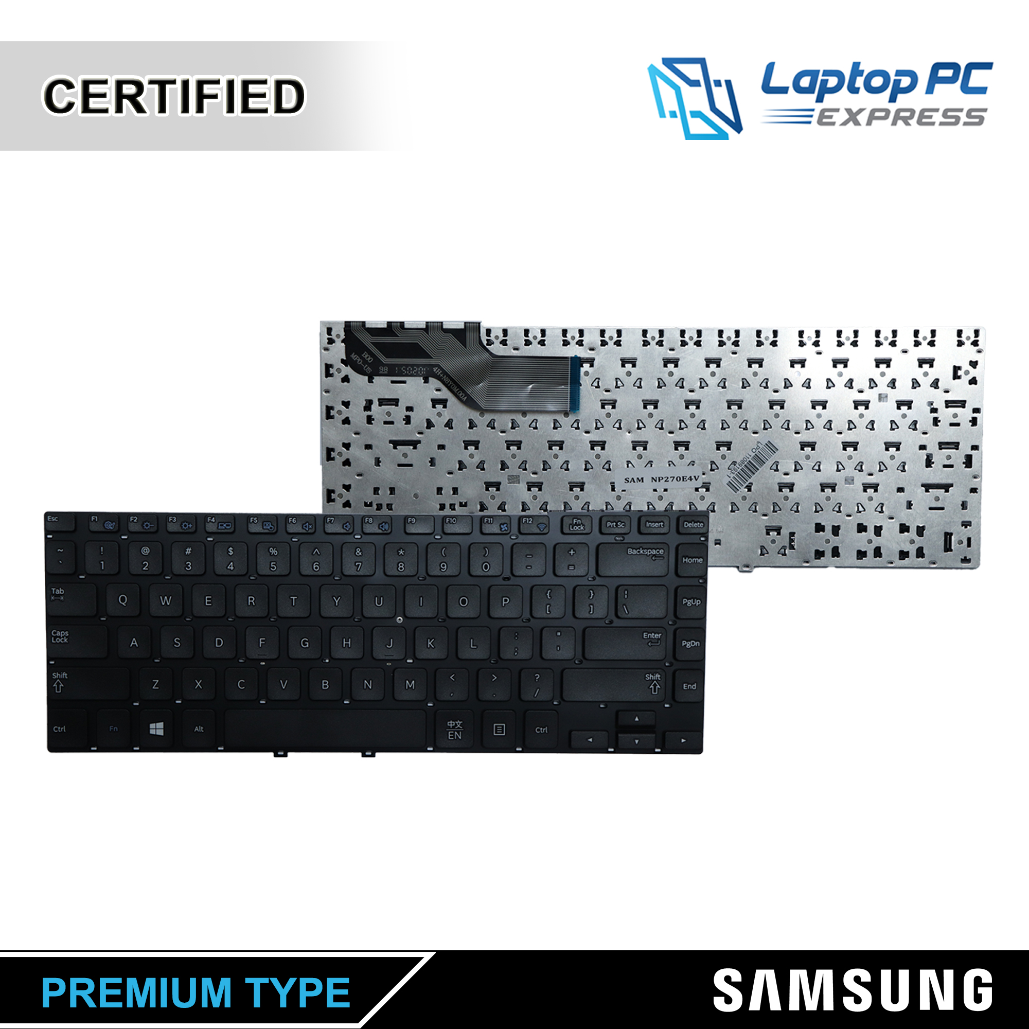 Samsung Laptop Keyboard for NP270 NP275 270E4V 275E4V NP275E4V NP270E4V