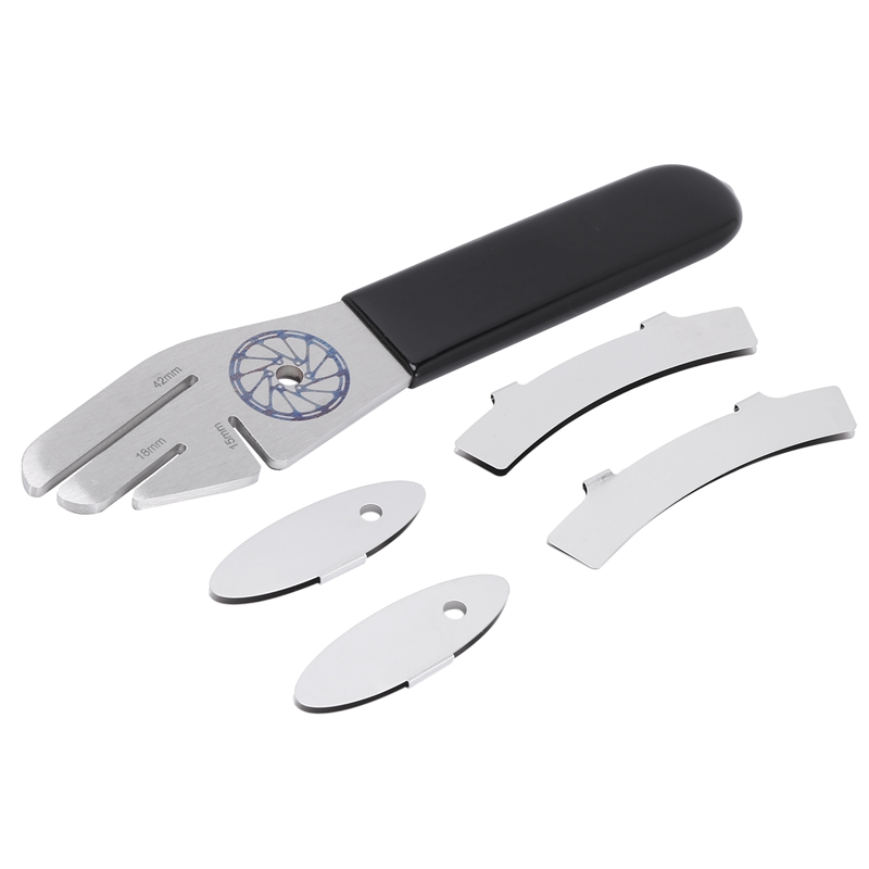 Bike Disc Brake Correction Wrench Brake Rotor Alignment Truing Tool with Disc Brake Pads Tool for MTB Road Bike