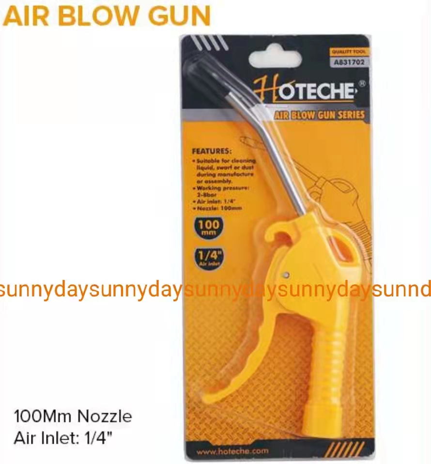 HOTECHE Air Blow Gun 1/4" 100mm 831702 *sunnyday* Lazada PH