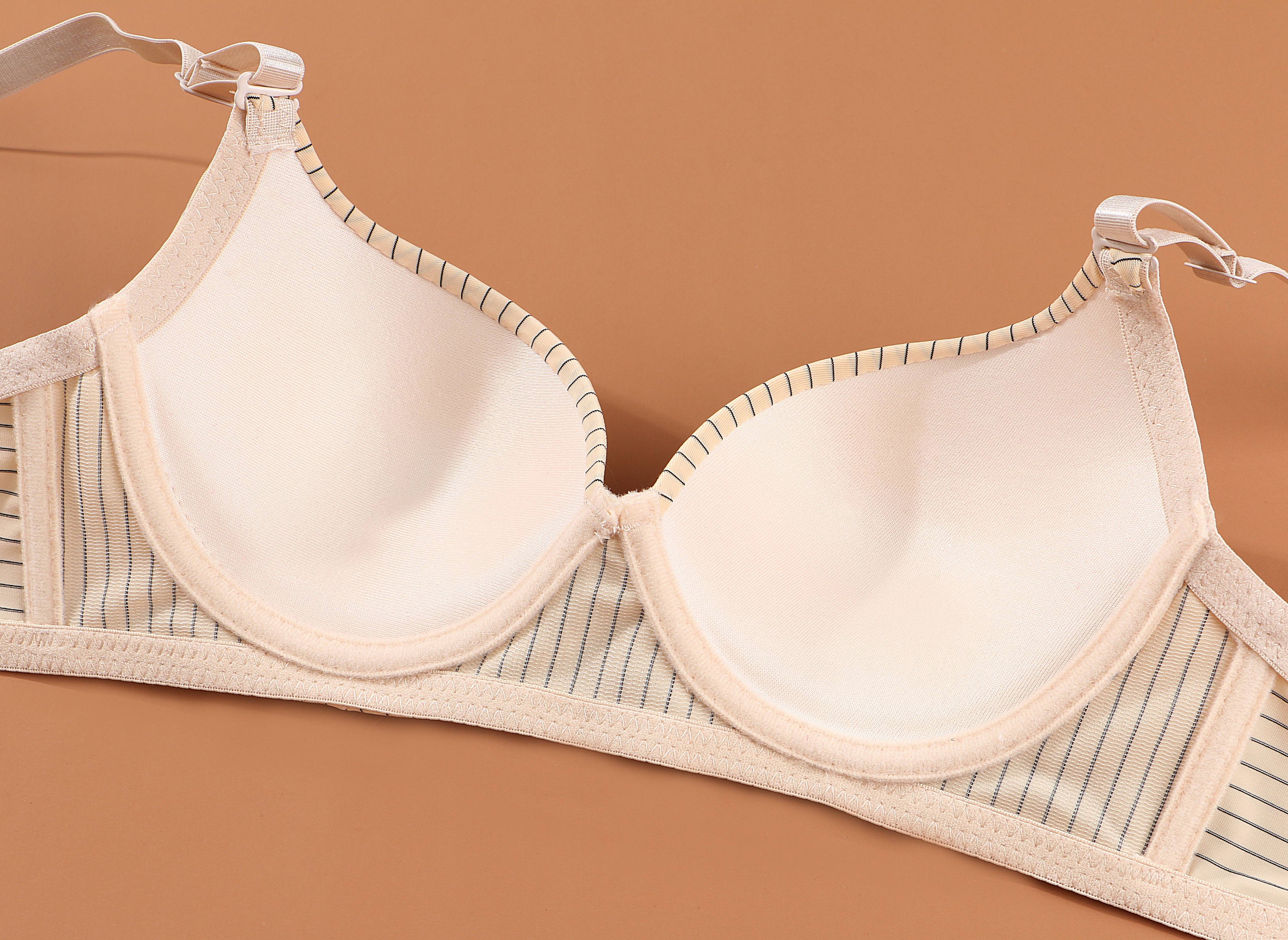 Isabelle.Q CUP A Stripe Printed Bra W/wire 603