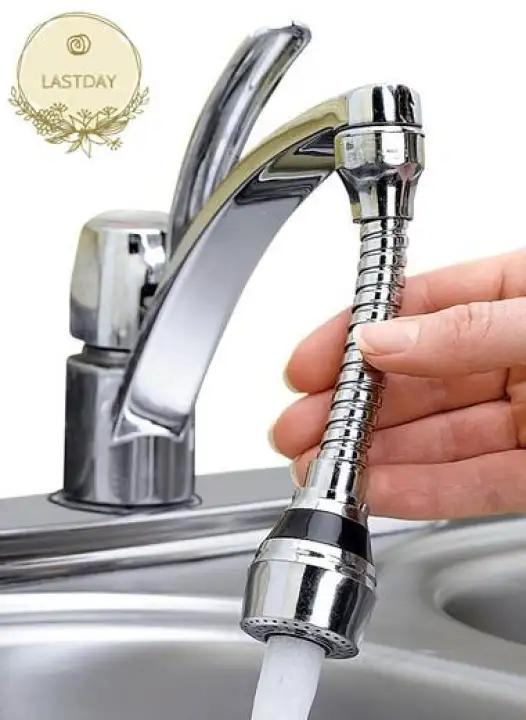 Turbo 360 Flex Sink Faucet Sprayer Flexible Kitchen Double Swivel