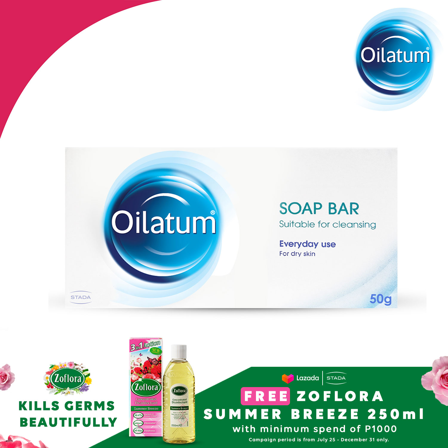 STADA Oilatum Soap Bar 50g Lazada PH