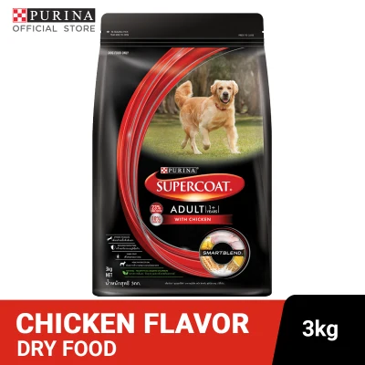 SUPERCOAT Chicken Adult Dry Dog Food 3Kg