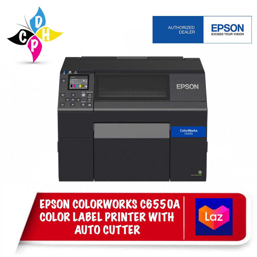 Epson ColorWorks C6550A Colour Label Printer with AutoCutter Lazada PH