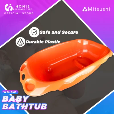 Mitsushi WD-041 Safe And Durable Plastic Baby Bath Tub (Color May Vary)