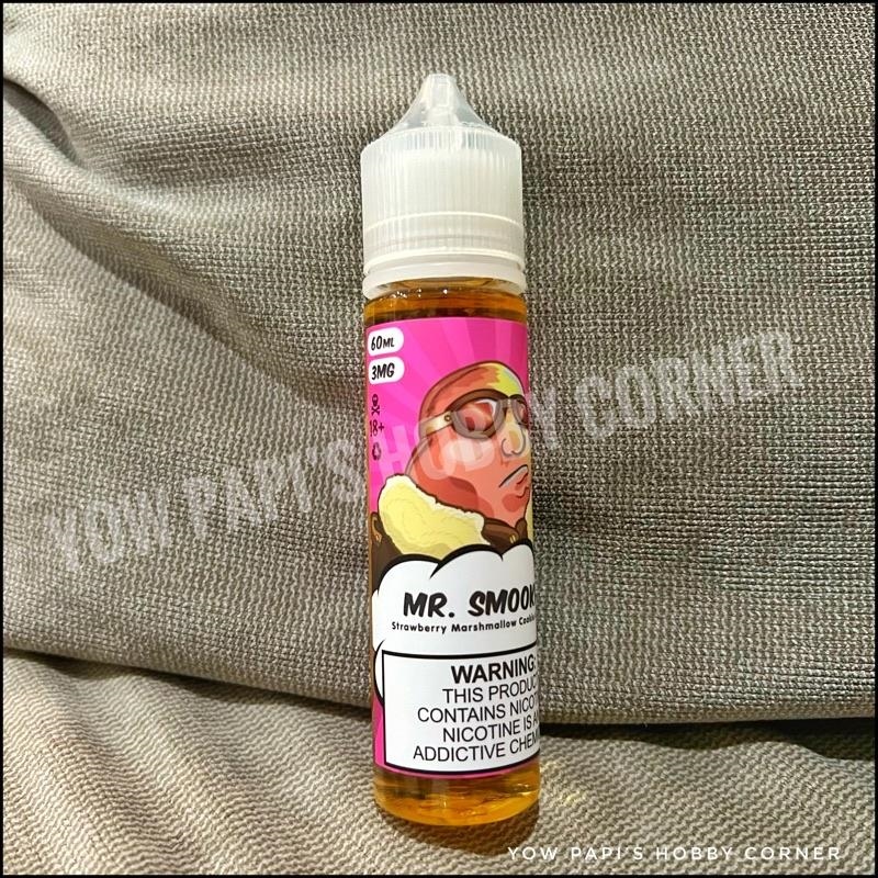 kaspDQ VAPE JUICE / FLUFF IT UP MR. SMOOKIES (Strawberry marshmallow cookie ice cream) 60mL