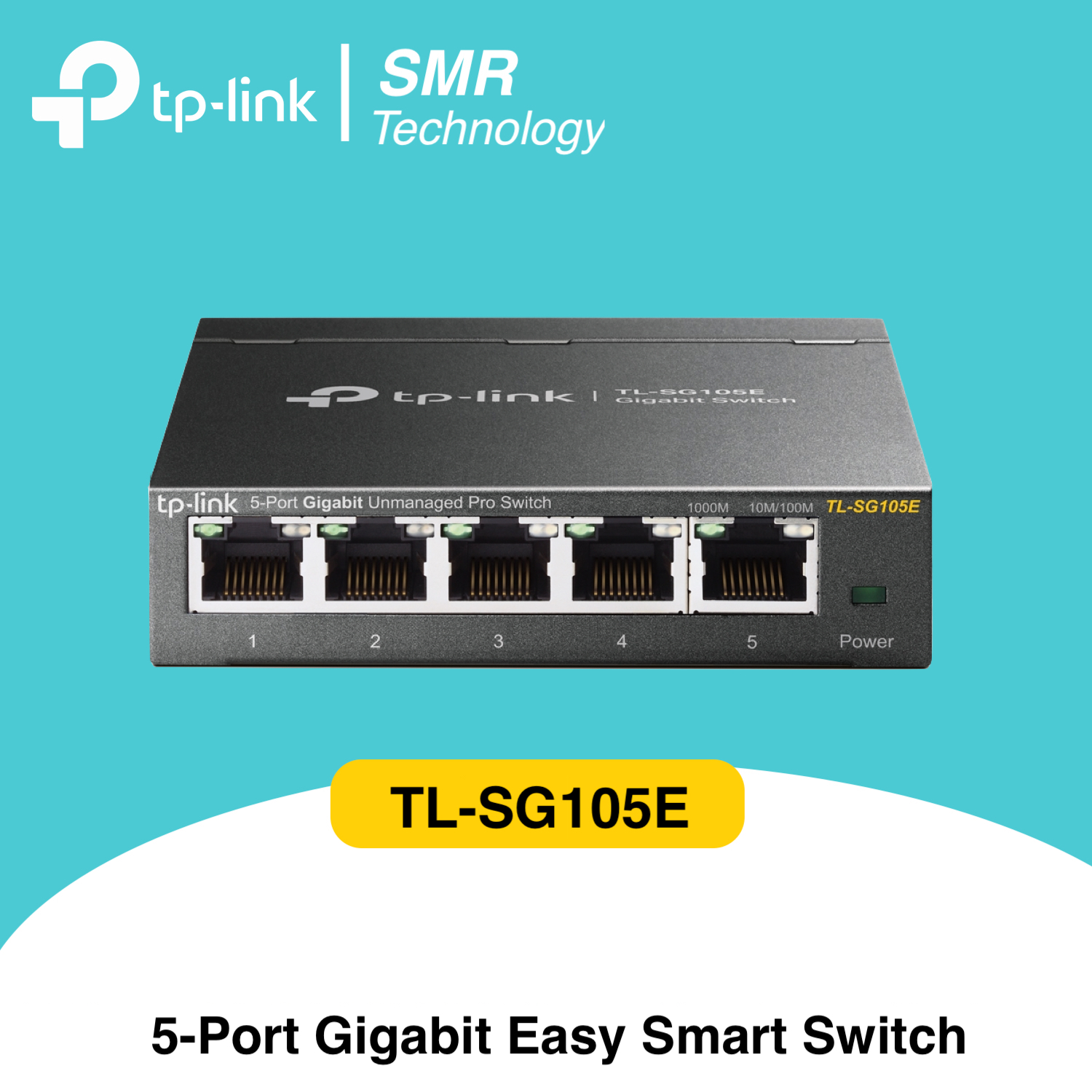 TP-Link TL-SG105E 5-Port Gigabit Easy Smart Switch 