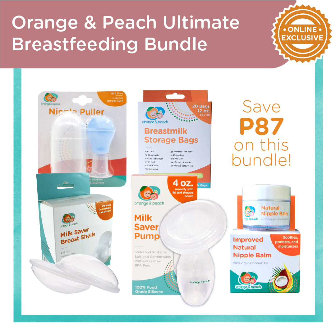 Orange and Peach Ultimate Breastfeeding Bundle Lazada PH
