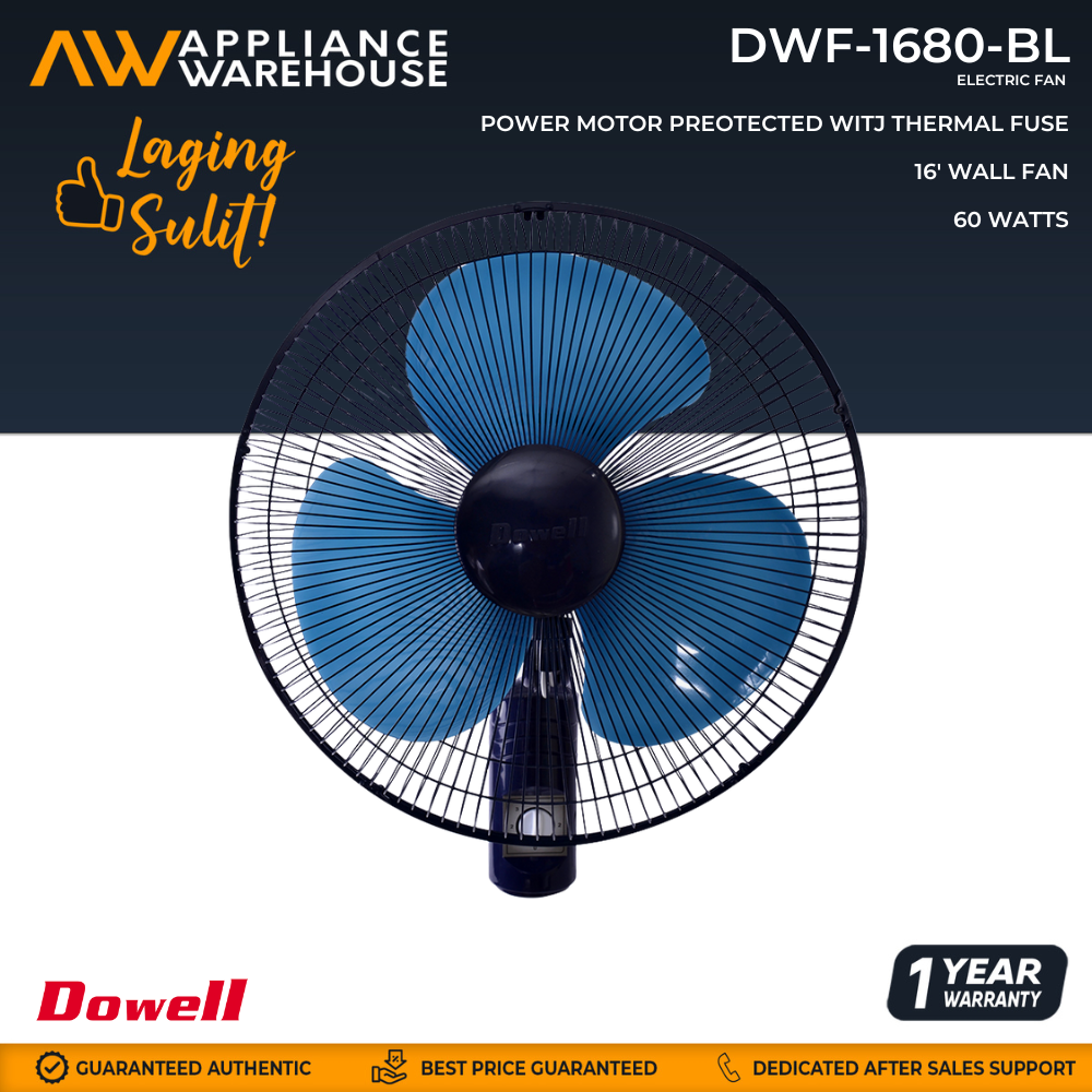 Dowell Wall Fan (DWF1680) Lazada PH