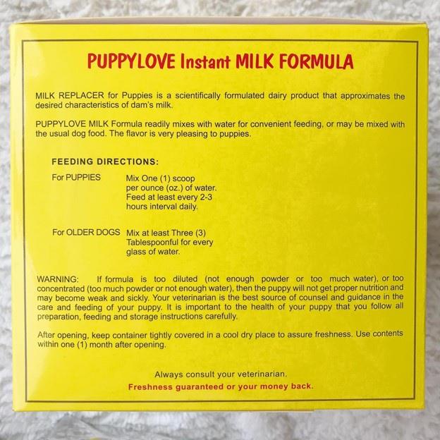 Puppy Love Milk Formula for Pets Lazada PH