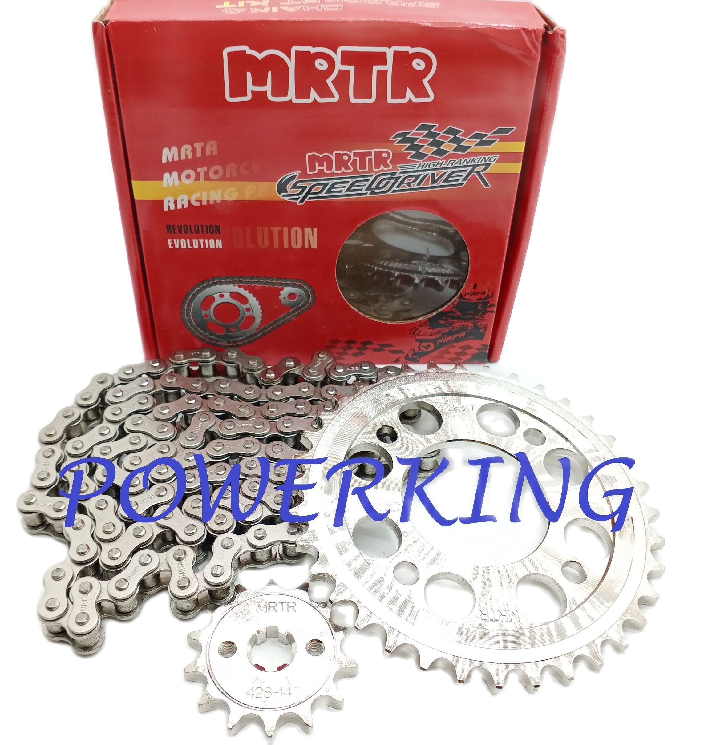 MOTORCYCLE CHAIN & SPROCKET SET XRM/WAVE125 Lazada PH