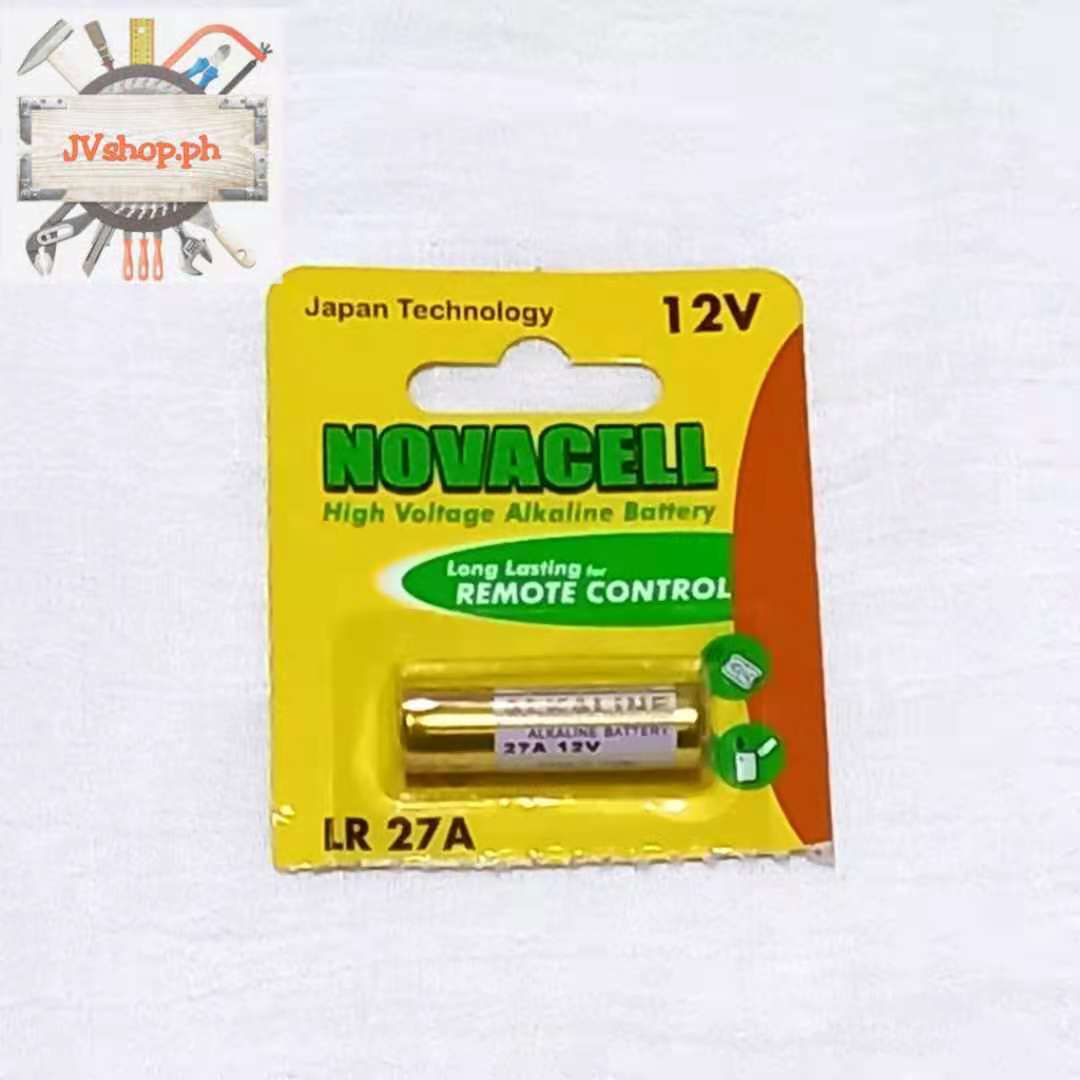LR 27A 12V Original Novacell High Voltage Alkaline Battery For Car Key