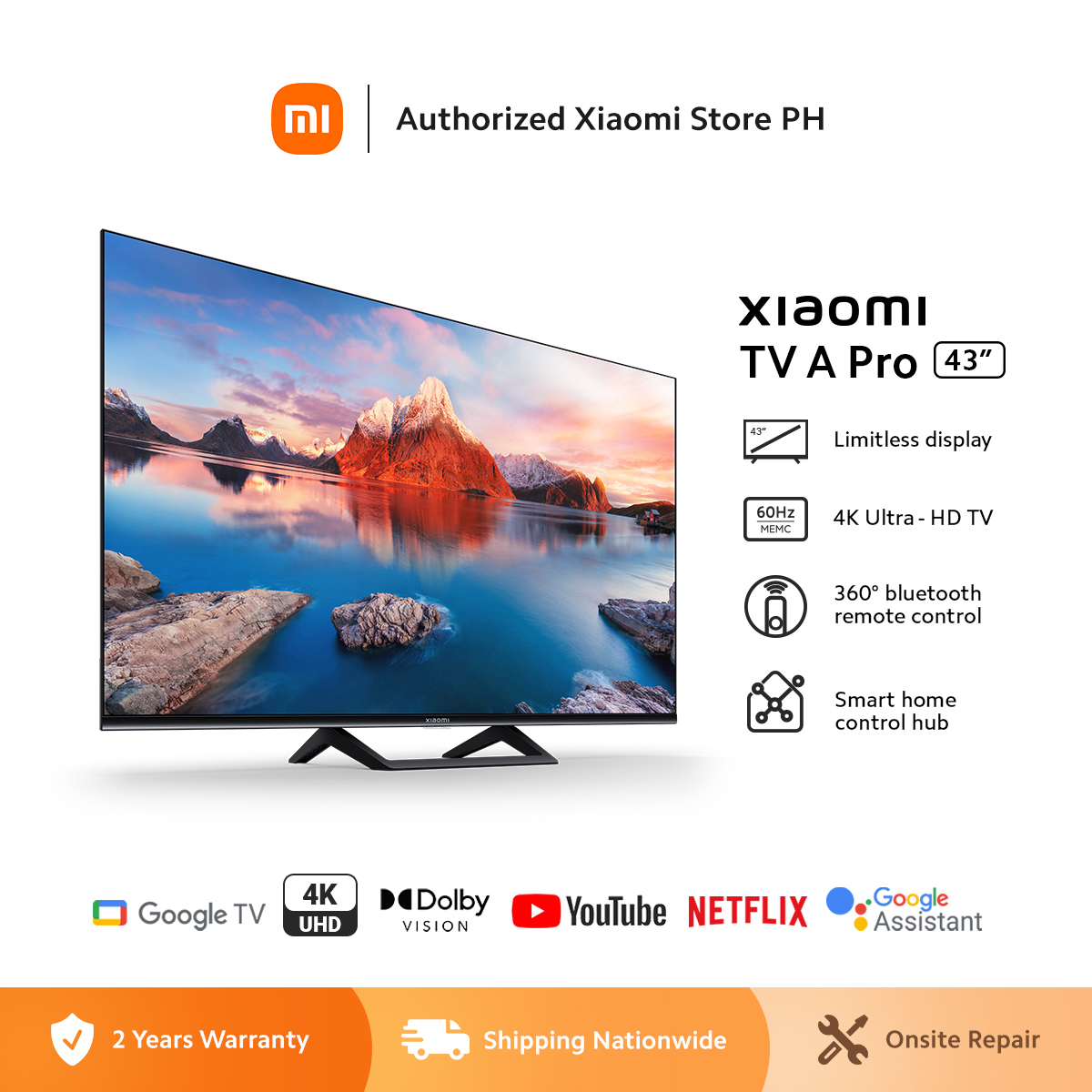 Xiaomi TV A Pro 43インチ 4K ULTRA HD Xiaomi Mi A Pro 43 Inch 4K