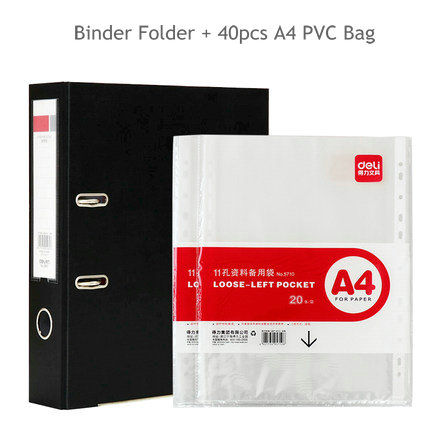 Office Supplies 2 Ring Binder A4 Paper Document Organizer File