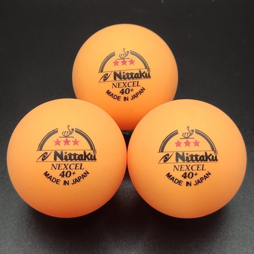 Table Tennis Balls 40+ NITTAKU NEXCEL 3 Star Polyball9ut Lazada PH