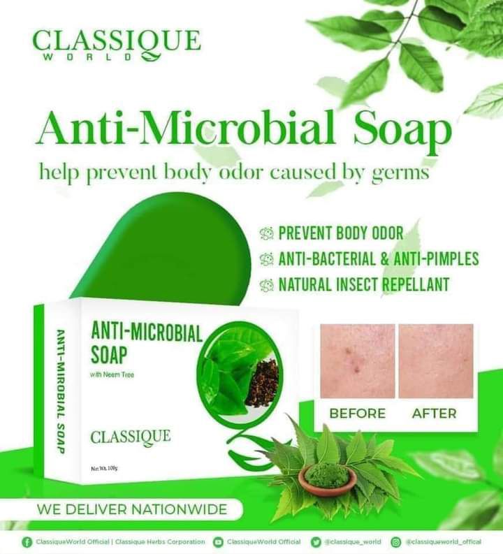 ANTI MICROBIAL SOAP by Classique Organic Anti Bacterial soap | Lazada PH