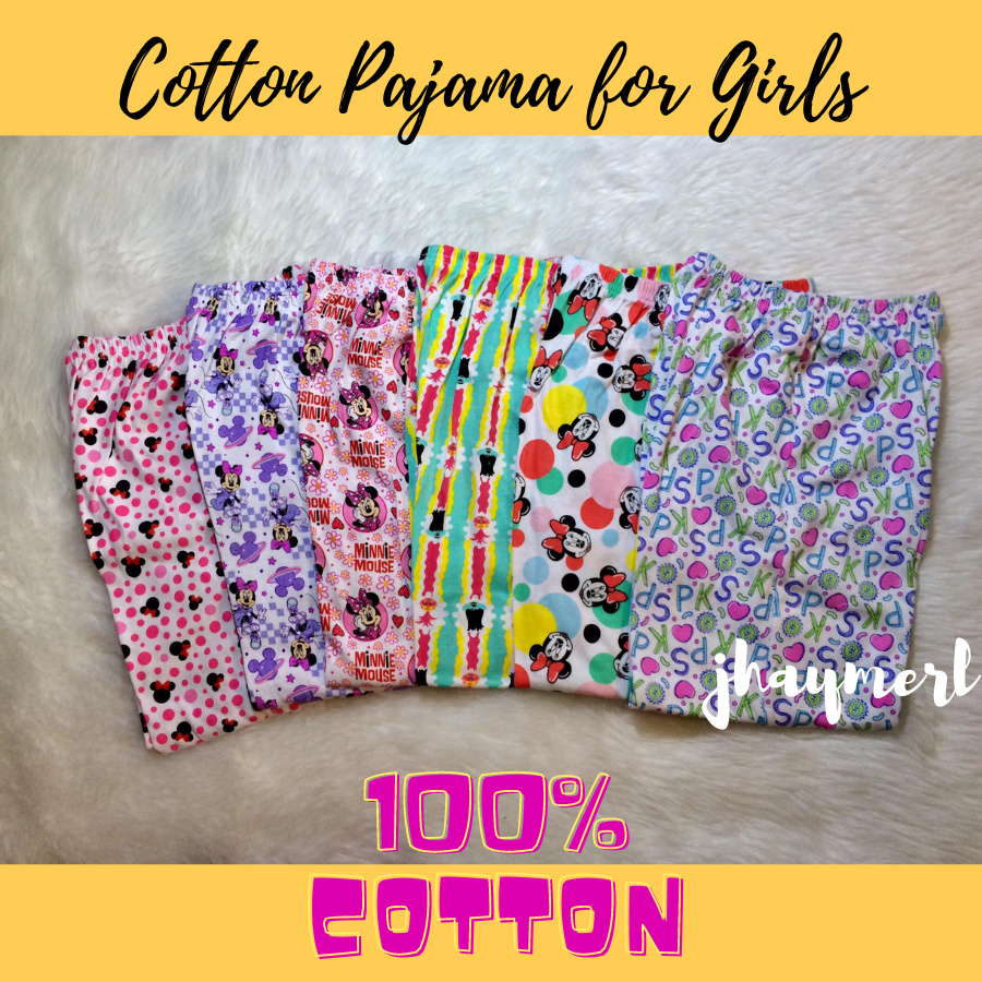 Character Cotton Pajama for Girls Pajama Cotton Soft and Comfortable