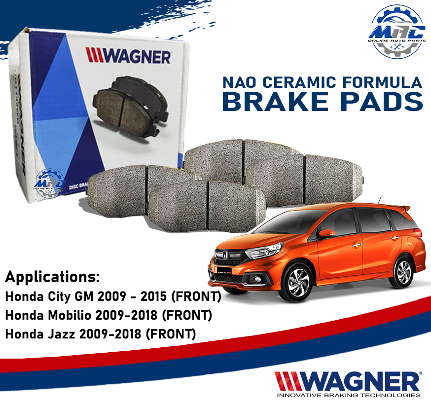 Honda Mobilio 20092018 WAGNER DB1991WB CERAMIC FRONT Disc Brake Pads