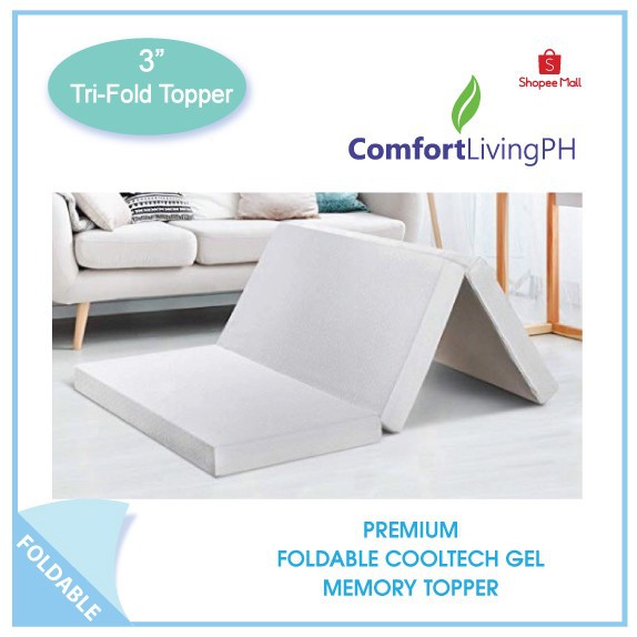 COMFORT LIVING PH Premium Memory Foam Topper CoolTech Gel Super Twin