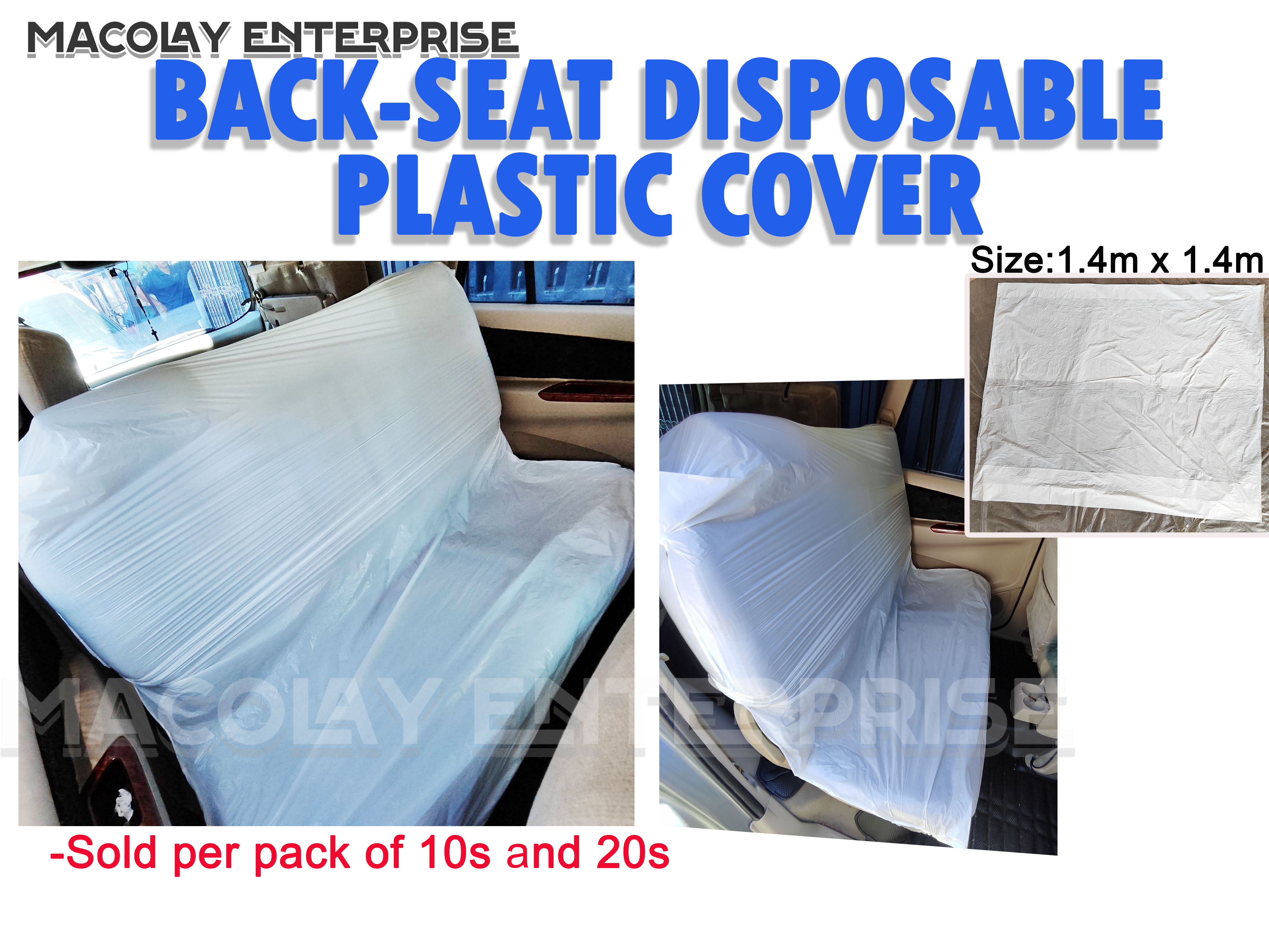 Plastic back seat covers for clearance cars