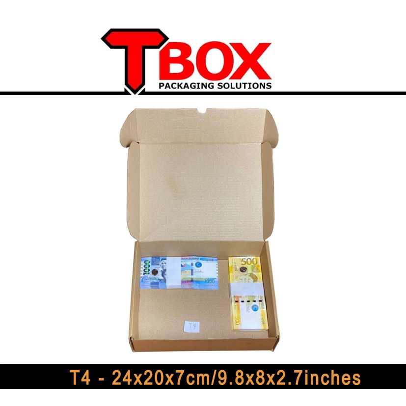 TBOX Carton mailer box corrugated packaging Kraft Lowest price Brown