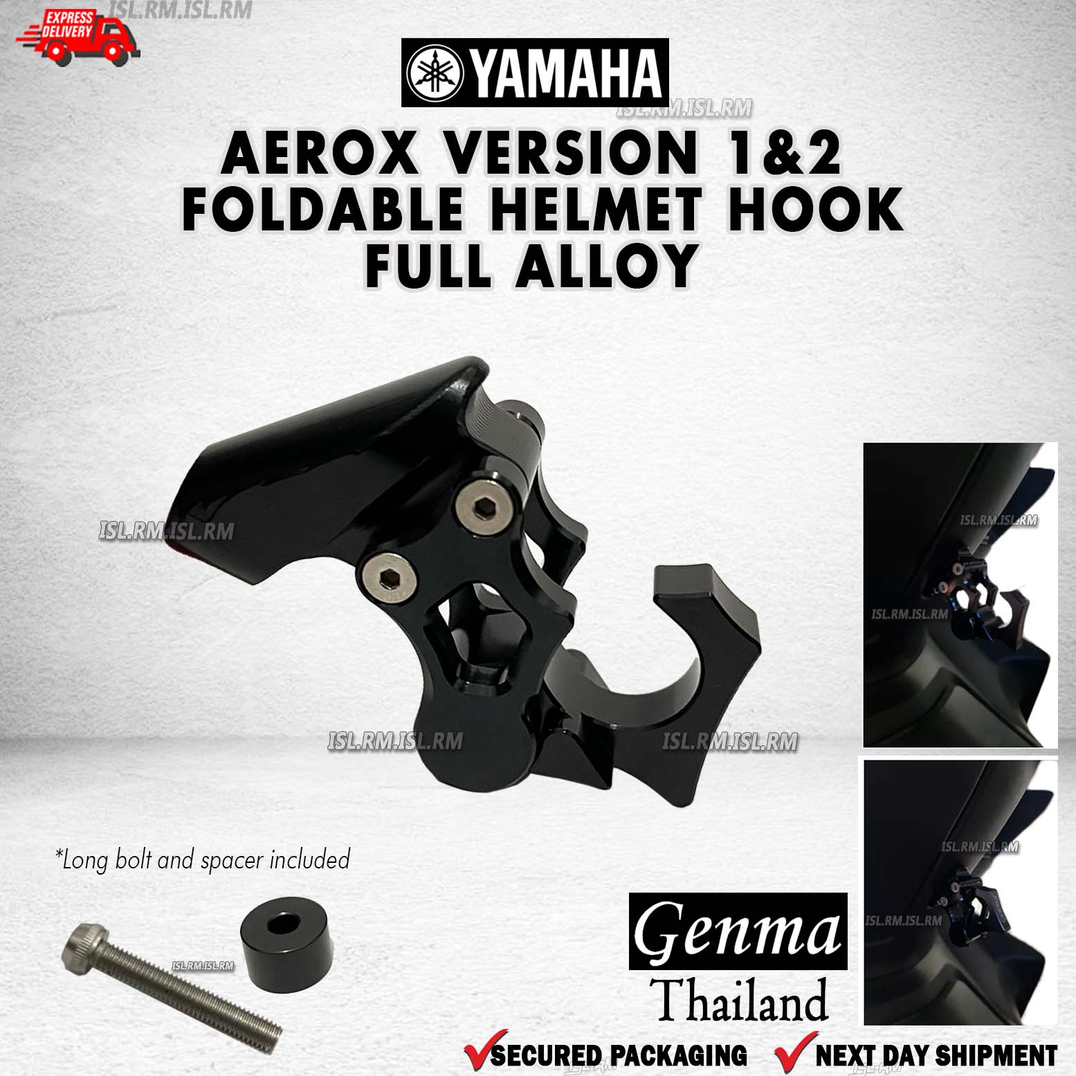 Helmet hook sale for aerox