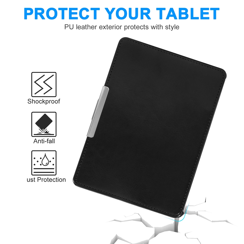 Case for KOBO GLO HD 6.0" eReader Magnetic Auto Sleep Cover Ultra Thin Hard Shell (Black)