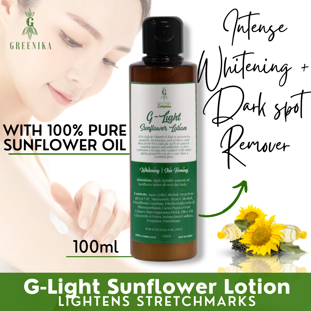 [ SUNFLOWER OIL SKIN CARE SET ] Greenika GLight Sunflower Set with