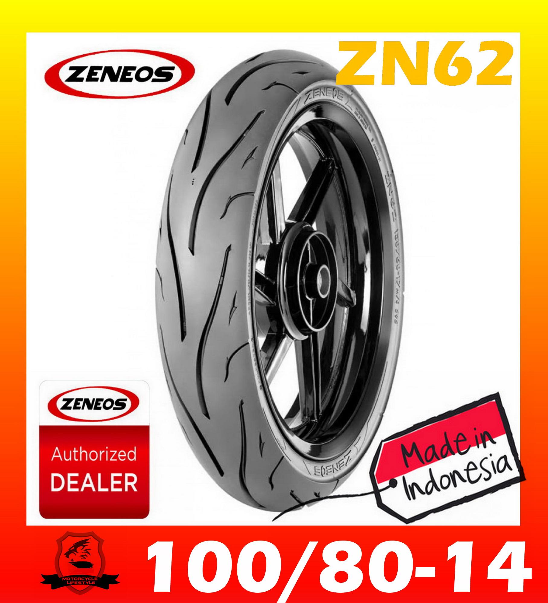 Zeneos Zn62 100 80 R14 Motorcycle Tire Tubeless Lazada Ph