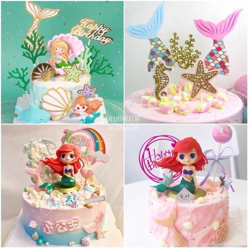 Little mermaid Cake Decorating Photos