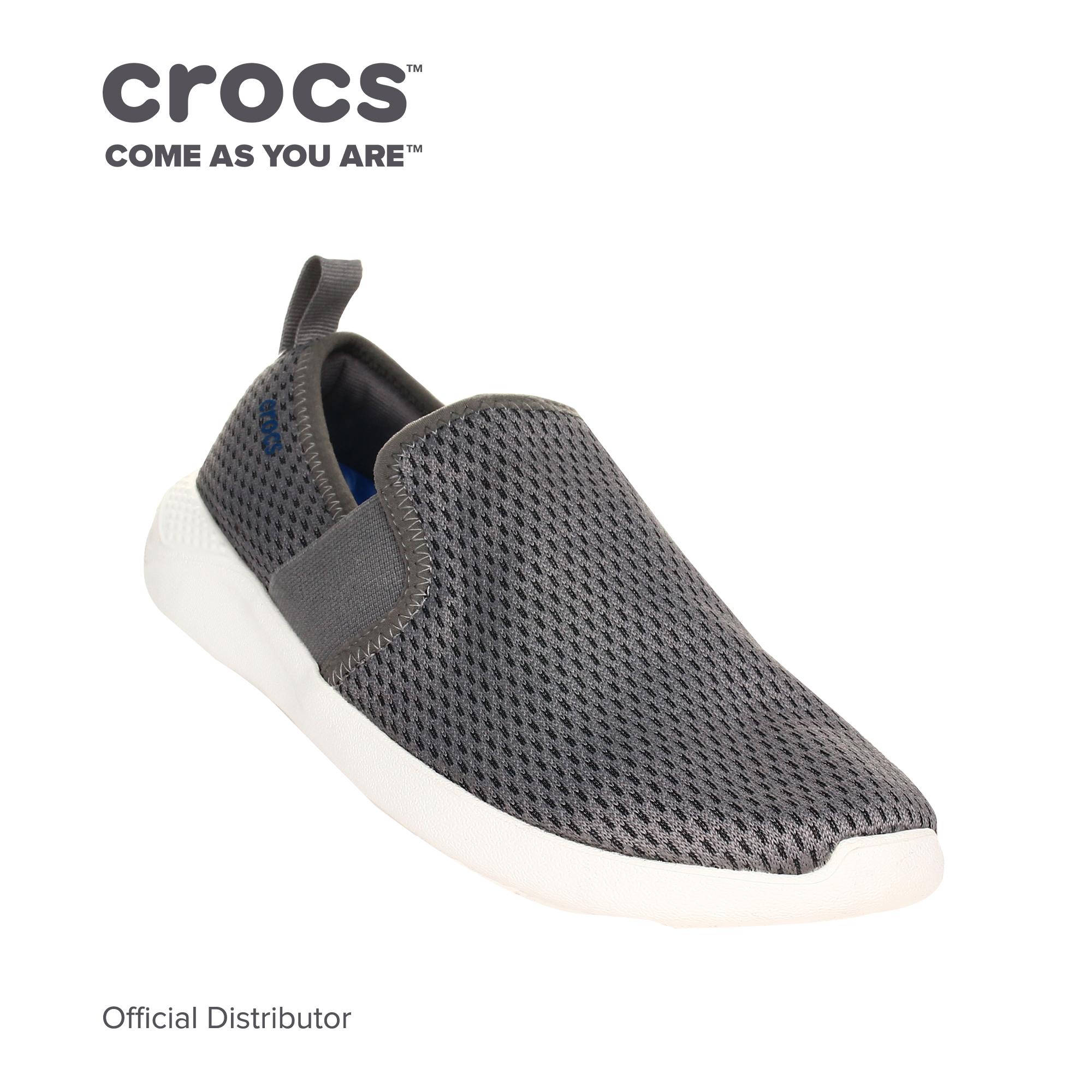 crocs mesh slip on shoe