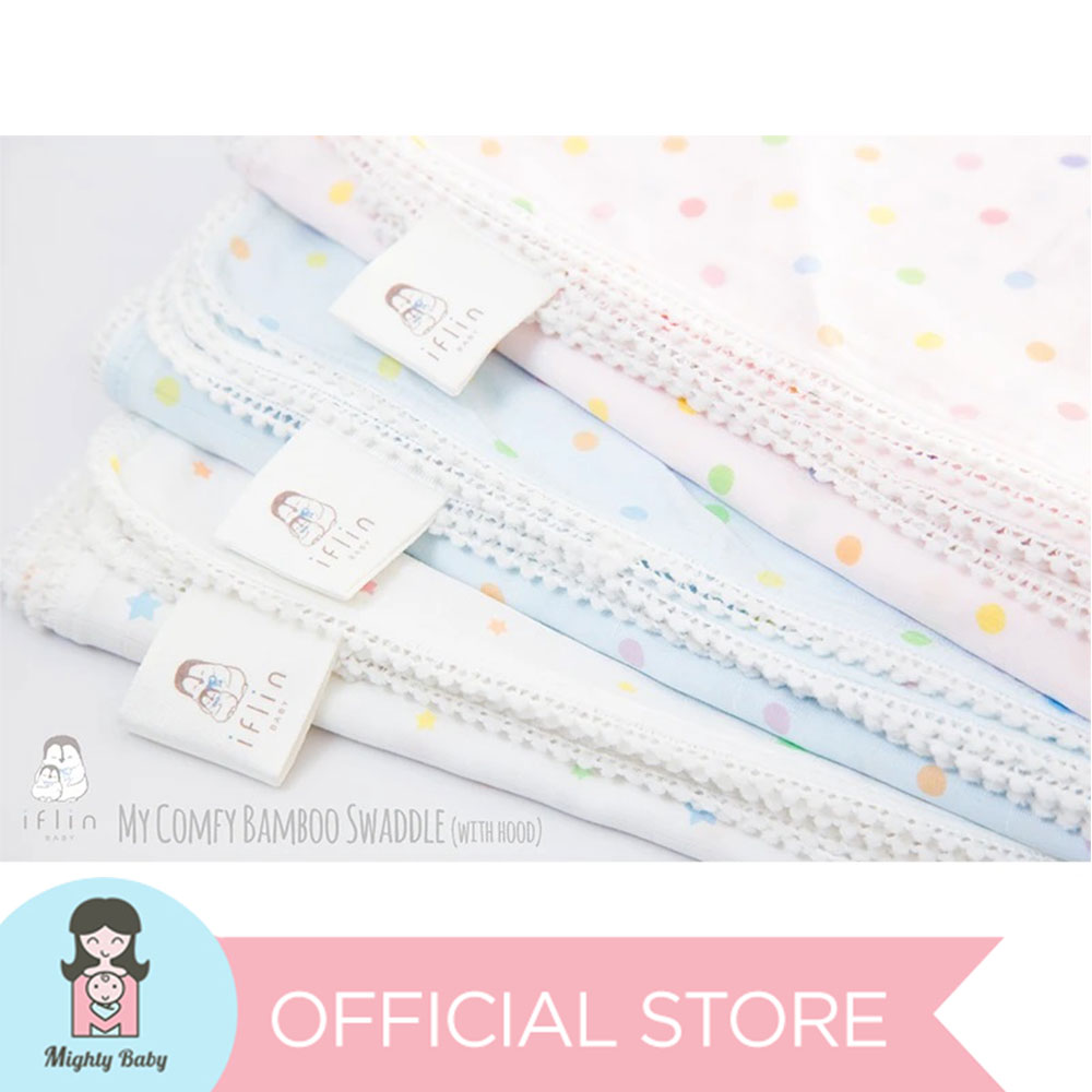 Iflin My Comfy Bamboo Swaddle with Hood Lazada PH