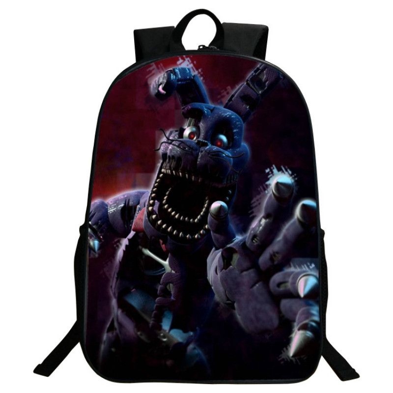 Five Nights At Freddy's Freddy Backpack Chica Foxy Bonnie FNAF Shoulder  School Bag Travel Bag