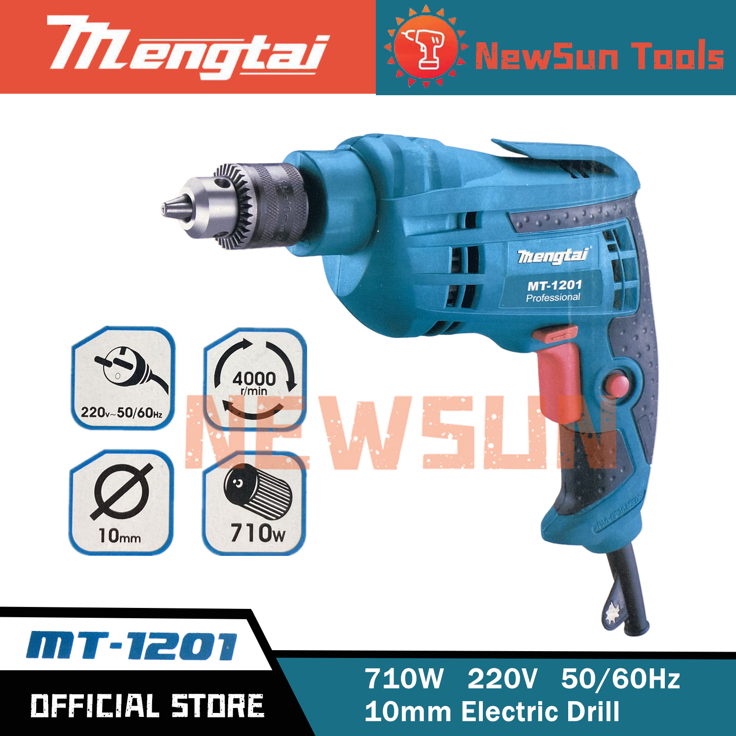 Mengtai MT1201 220V 710W Electric Rotary Drill Lazada PH