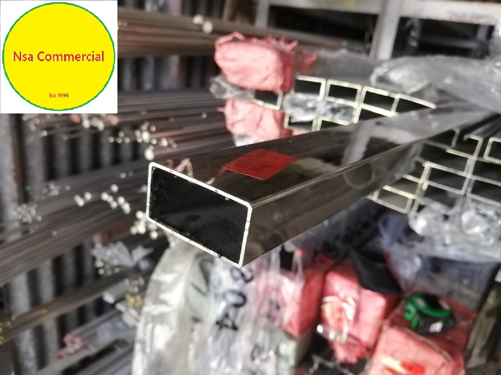 Stainless Steel Rectangular Tube 1" x 2" x 1.5mm thickness x 1 Meter