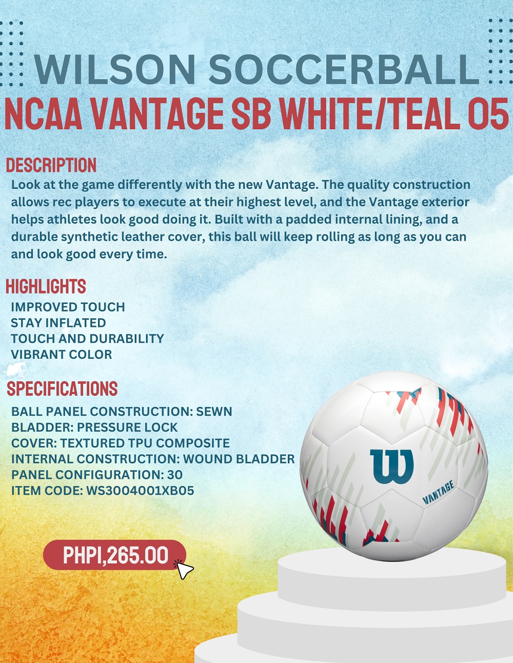 WILSON NCAA Vantage