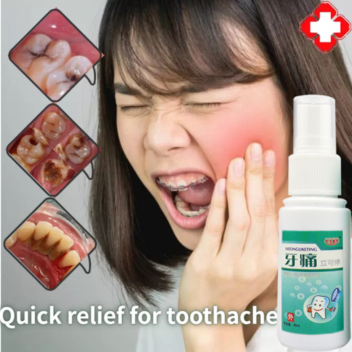 【3 Seconds Pain Relief】Toothache Spray 35ml Fast Pain Relief Plant