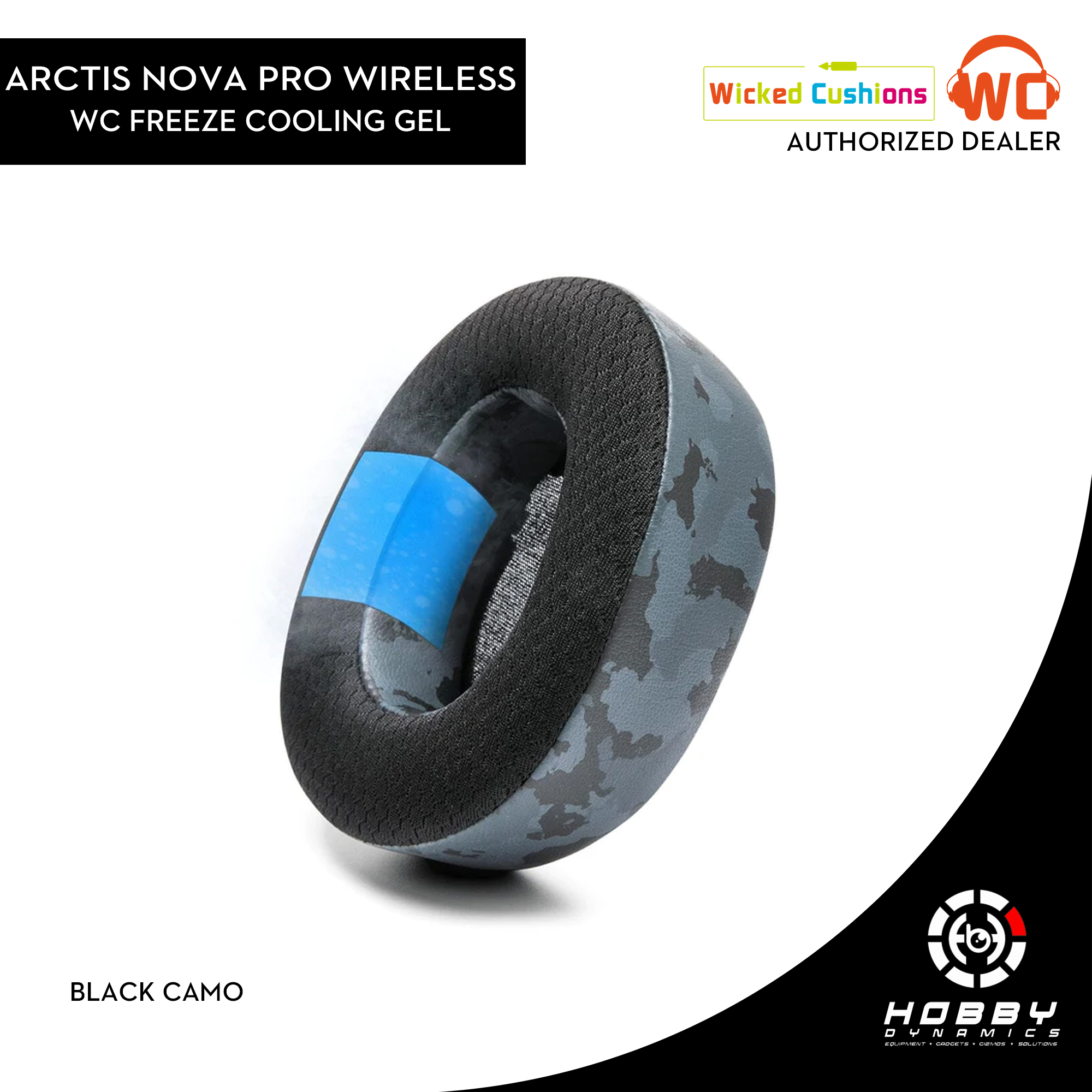 Wicked Cushions Arctis Nova Pro Wireless Series Earpads - WC FreeZe Cooling  Gel (For Nova Pro Wireless)