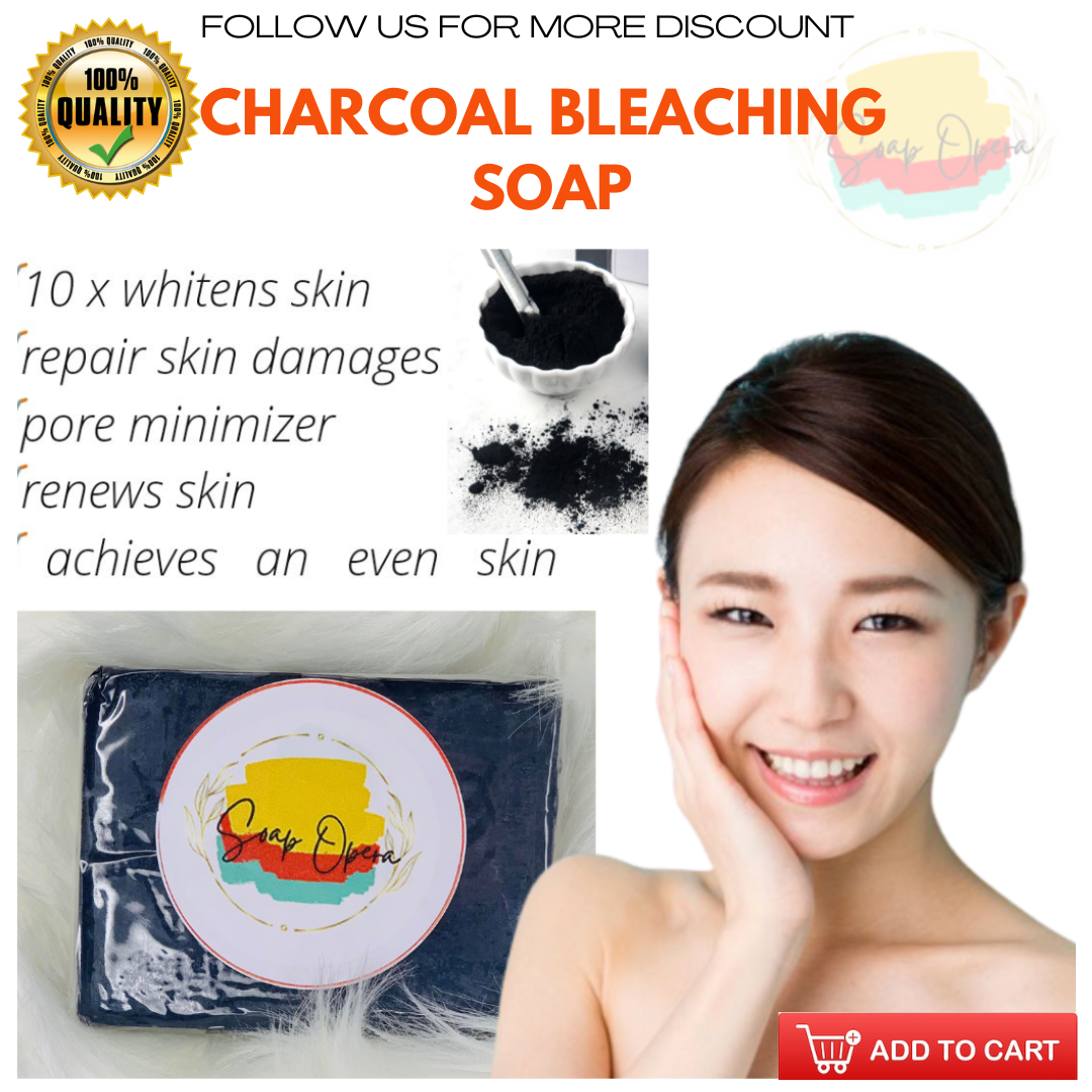 🧼[WHITENING CHARCOAL BLEACHING SOAP] Micropeeling Exfoliating Intensive