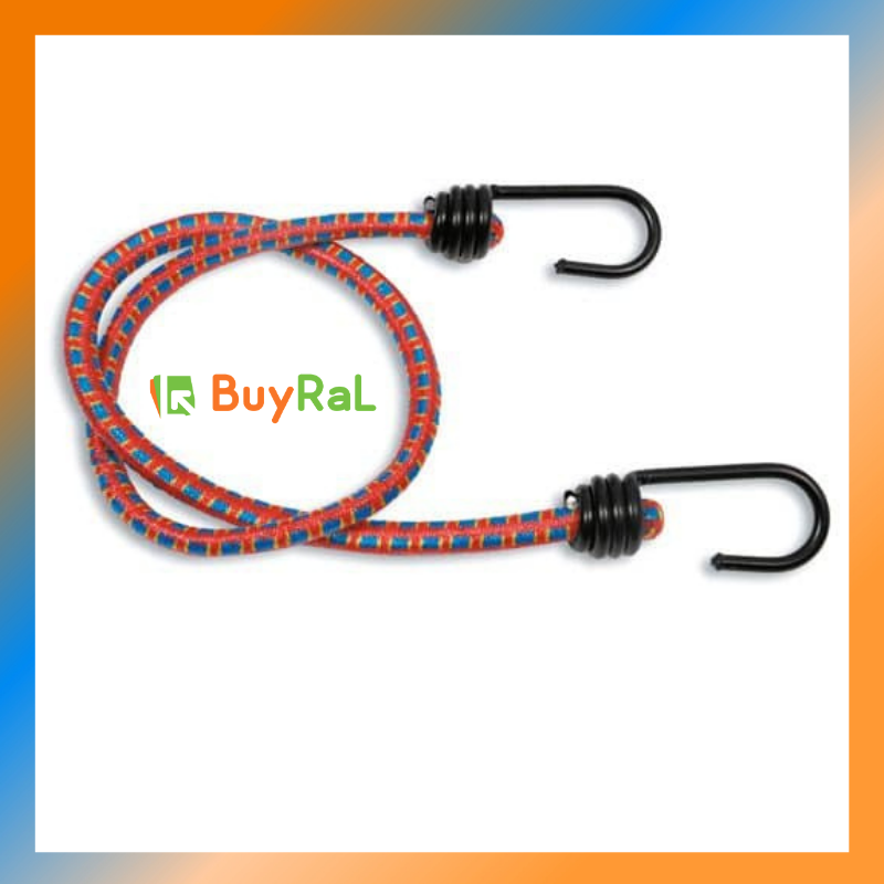 Elastic Rope 130CM 1PC RED with Hook Baggage Strap Luggage Straps