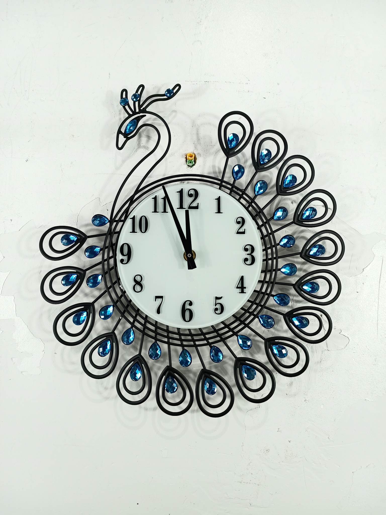 Decorative Peacock Wall Clock Home Decor, Collection, Gift Ideas