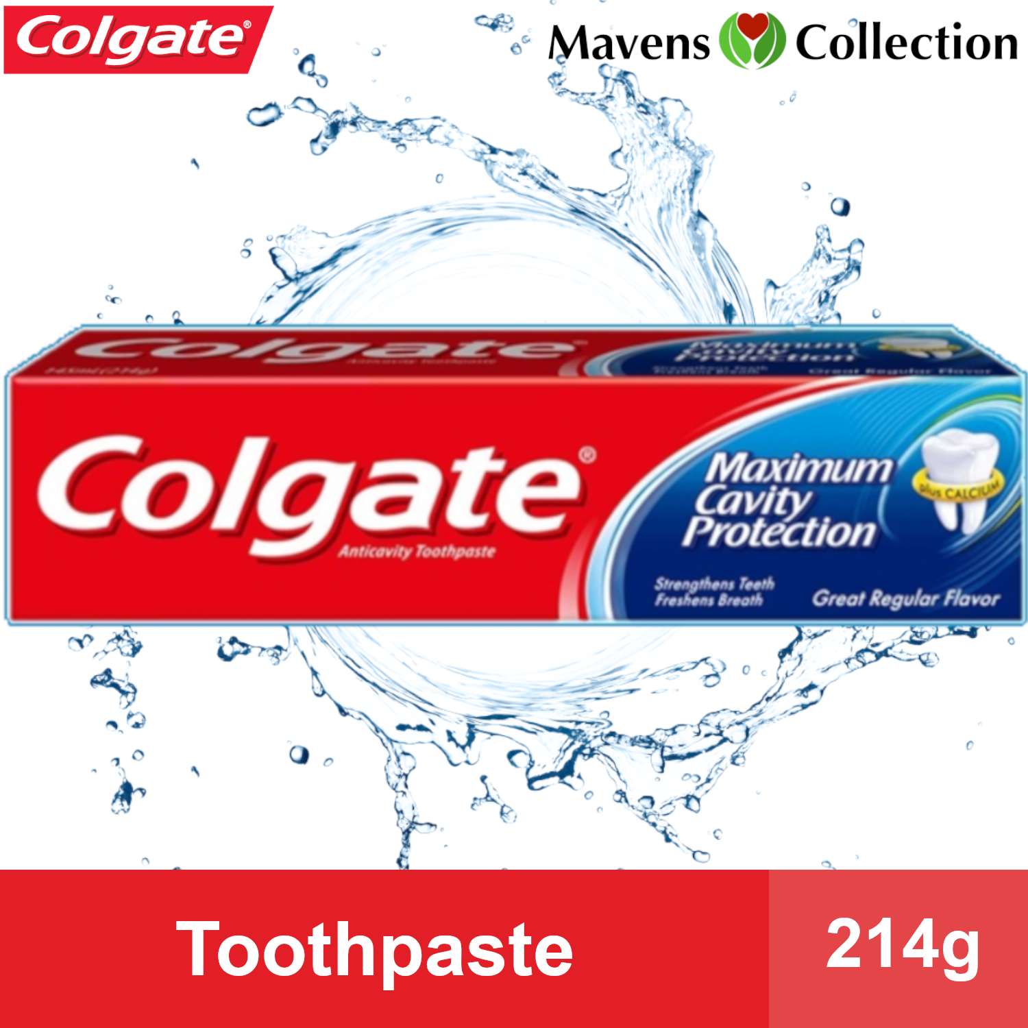 Colgate Toothpaste Great Regular Flavor 214G by MAVENS COLLECTION ...