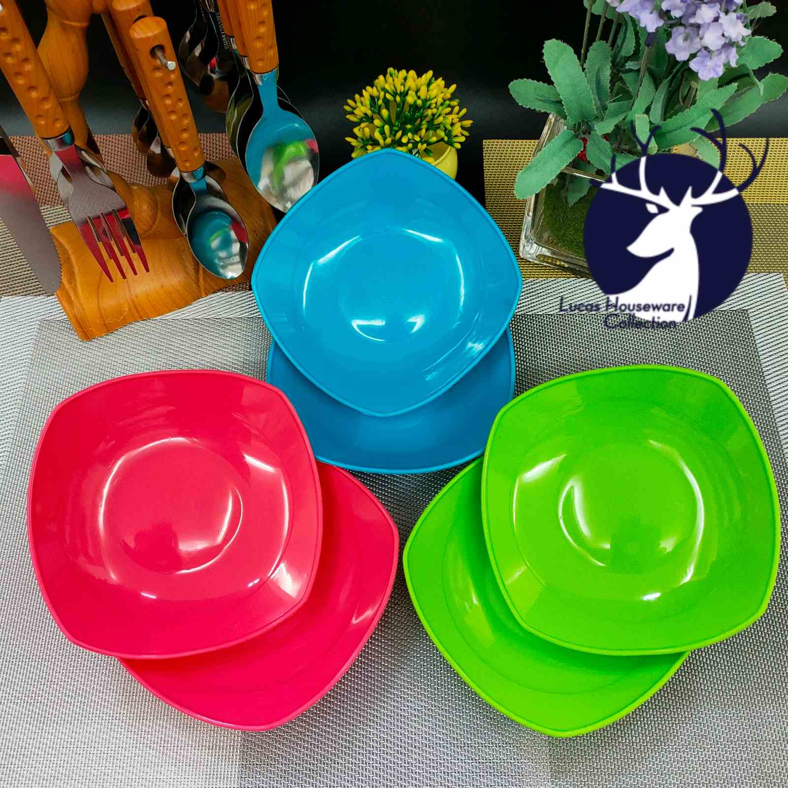 6PCS SAUCER PLATE 5.5” WHEAT STRAW SAUCER PLATE (REUSABLE SAUCER PLATE