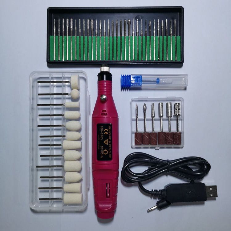 USB Line Portable Nail Art Electric Sander Onychomycosis Tool Grinding