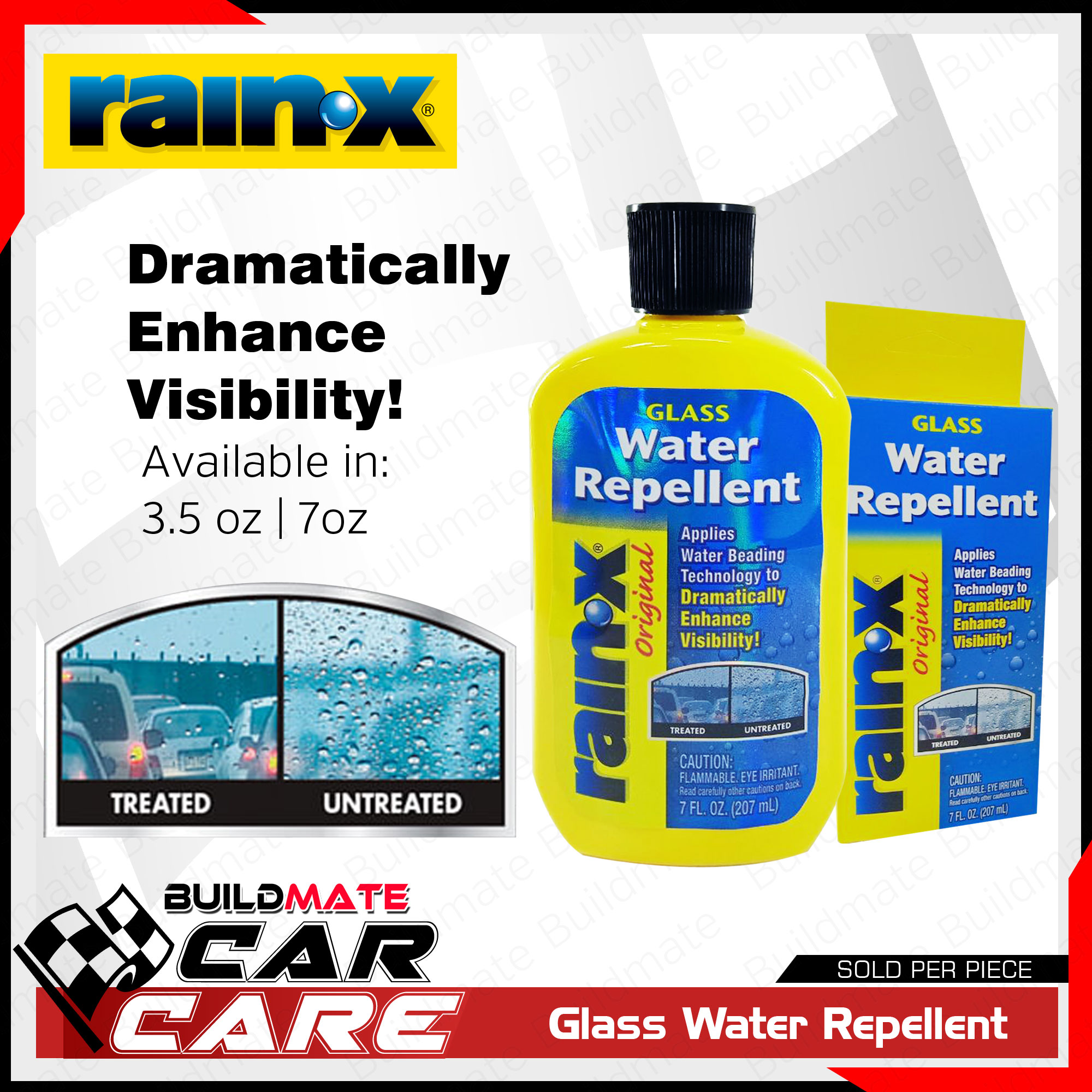RAIN X ORIGINAL Glass Water Repellent 3.5 oz 7 oz SOLD PER PIECE BUILDMATE Lazada PH